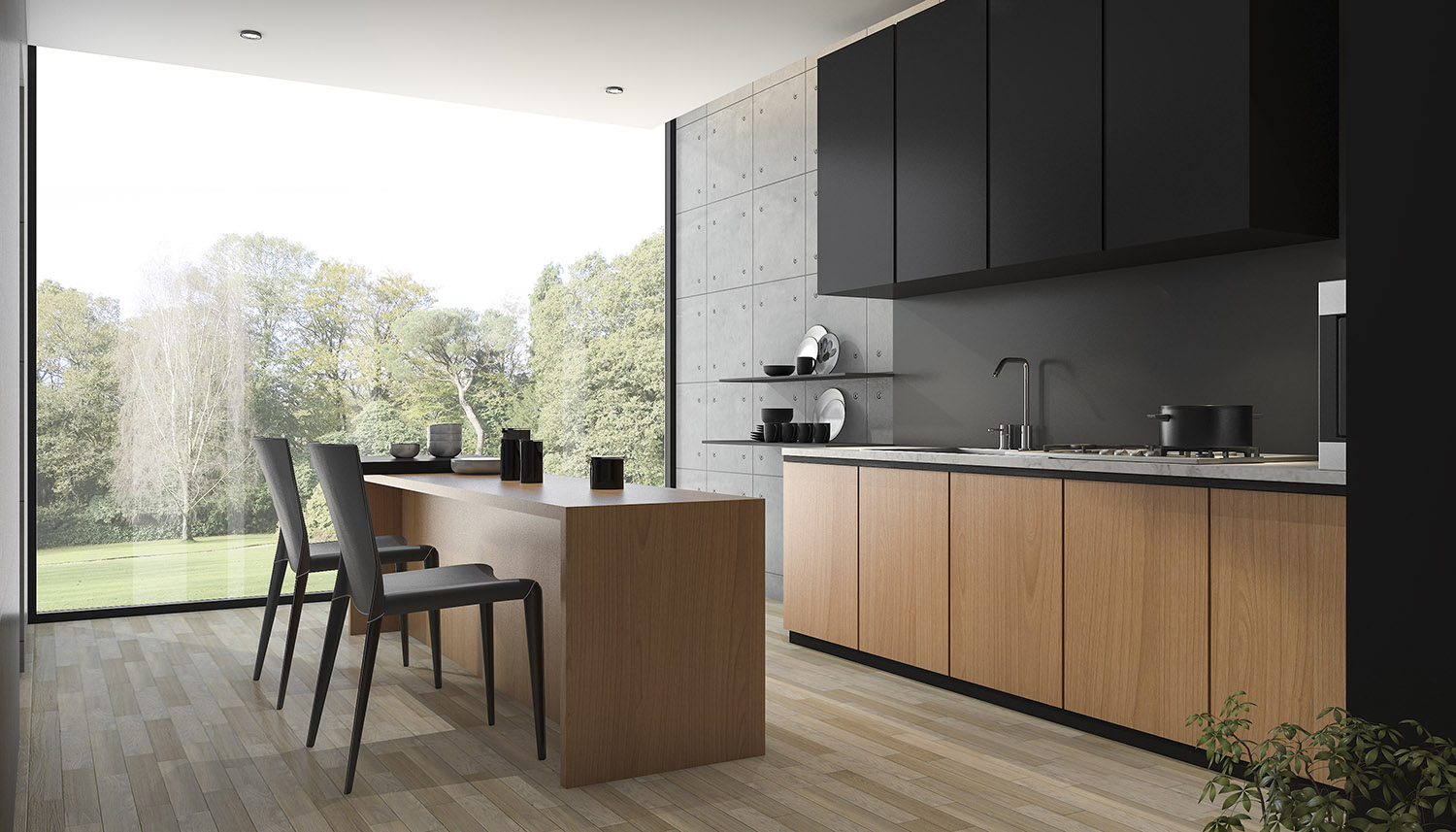 Warmth as a key element in kitchen design